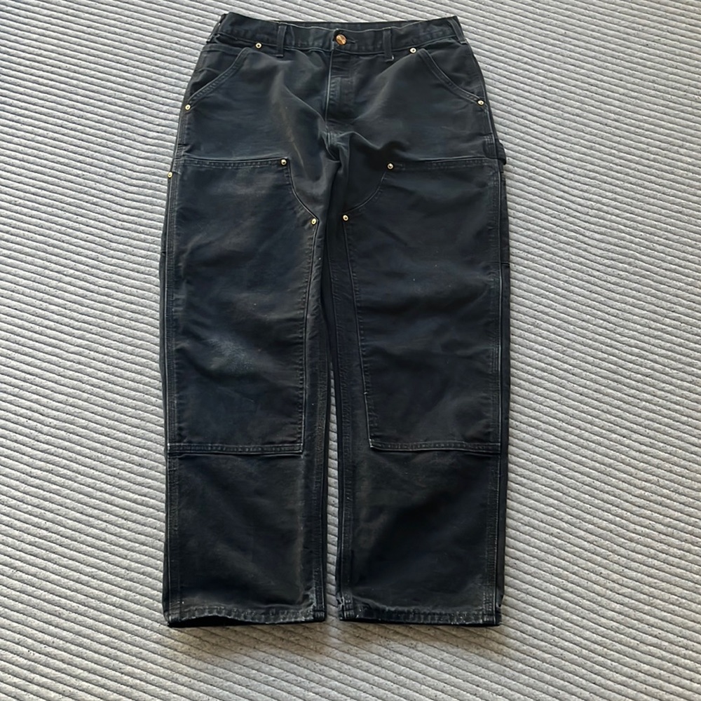 Black Carhartt Double Knee Pants